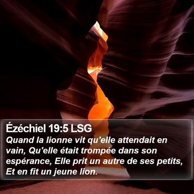 Ézéchiel 19:5 LSG Bible Verse Image