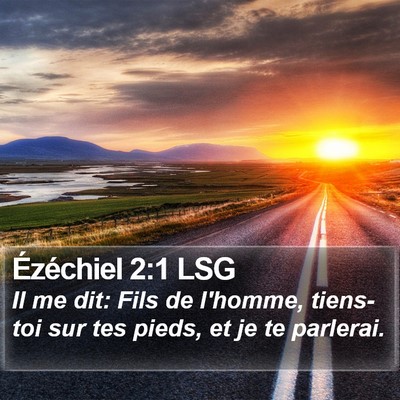 Ézéchiel 2:1 LSG Bible Verse Image