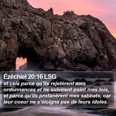 Ézéchiel 20:16 LSG Bible Verse Image