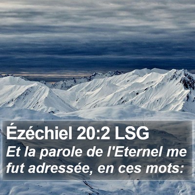Ézéchiel 20:2 LSG Bible Verse Image