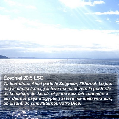 Ézéchiel 20:5 LSG Bible Verse Image