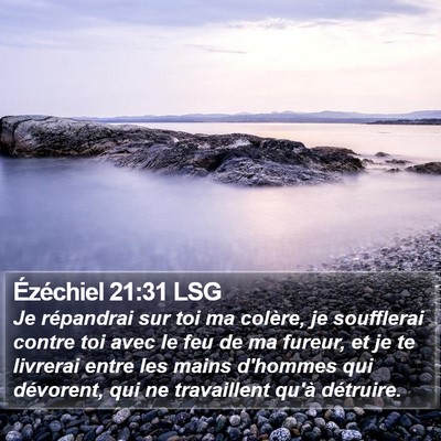 Ézéchiel 21:31 LSG Bible Verse Image