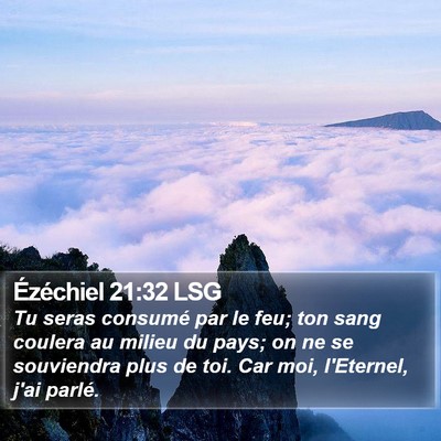 Ézéchiel 21:32 LSG Bible Verse Image