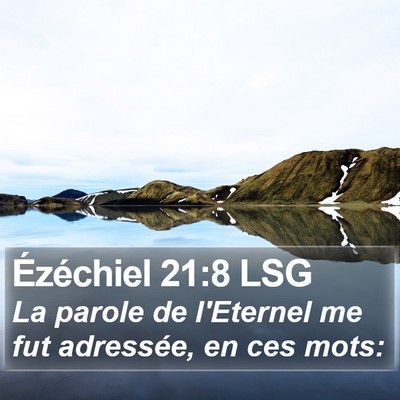 Ézéchiel 21:8 LSG Bible Verse Image