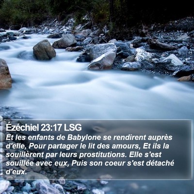 Ézéchiel 23:17 LSG Bible Verse Image