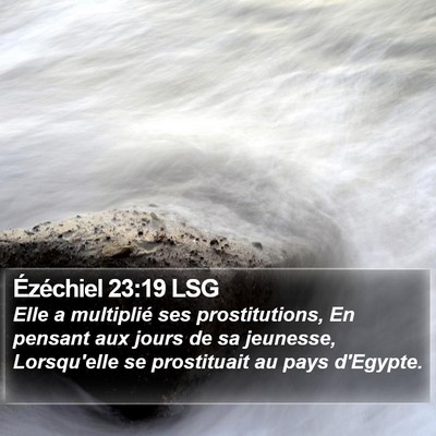 Ézéchiel 23:19 LSG Bible Verse Image