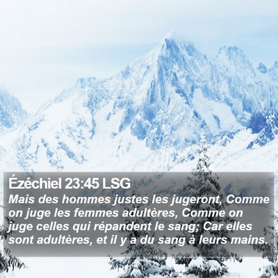Ézéchiel 23:45 LSG Bible Verse Image
