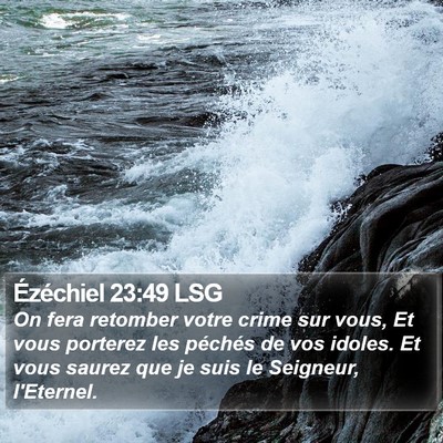 Ézéchiel 23:49 LSG Bible Verse Image