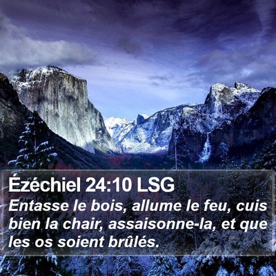 Ézéchiel 24:10 LSG Bible Verse Image