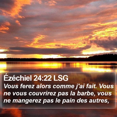 Ézéchiel 24:22 LSG Bible Verse Image