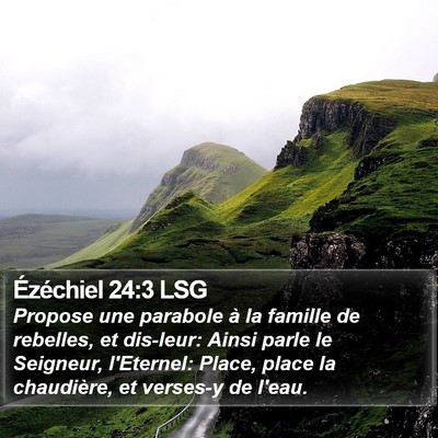 Ézéchiel 24:3 LSG Bible Verse Image