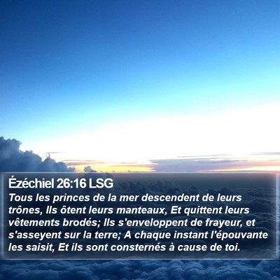 Ézéchiel 26:16 LSG Bible Verse Image