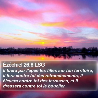 Ézéchiel 26:8 LSG Bible Verse Image