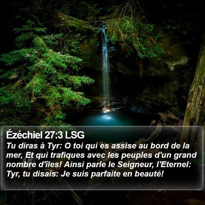 Ézéchiel 27:3 LSG Bible Verse Image