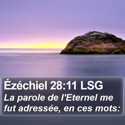 Ézéchiel 28:11 LSG Bible Verse Image