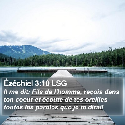 Ézéchiel 3:10 LSG Bible Verse Image