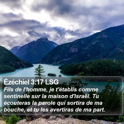 Ézéchiel 3:17 LSG Bible Verse Image