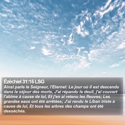 Ézéchiel 31:15 LSG Bible Verse Image
