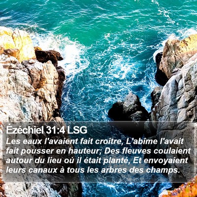 Ézéchiel 31:4 LSG Bible Verse Image