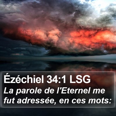 Ézéchiel 34:1 LSG Bible Verse Image