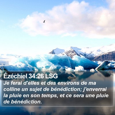 Ézéchiel 34:26 LSG Bible Verse Image