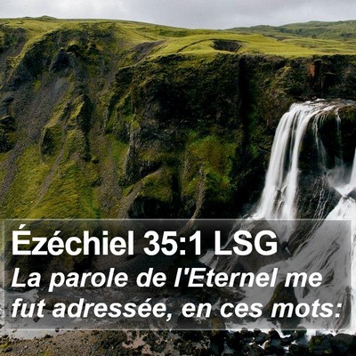 Ézéchiel 35:1 LSG Bible Verse Image