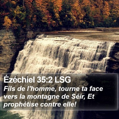 Ézéchiel 35:2 LSG Bible Verse Image