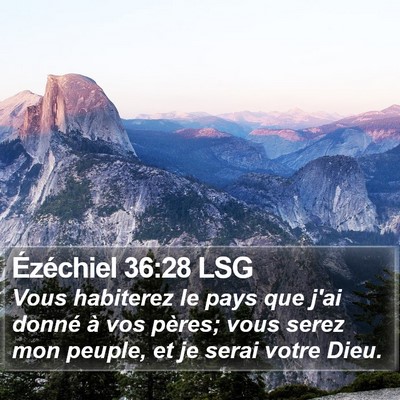 Ézéchiel 36:28 LSG Bible Verse Image