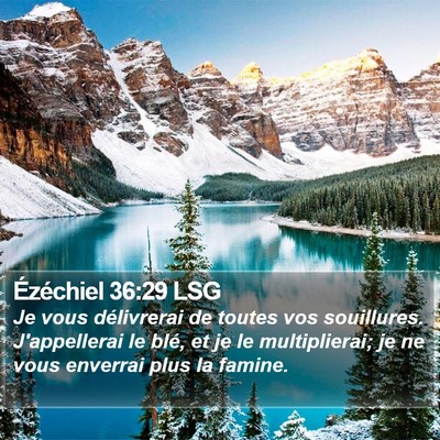 Ézéchiel 36:29 LSG Bible Verse Image