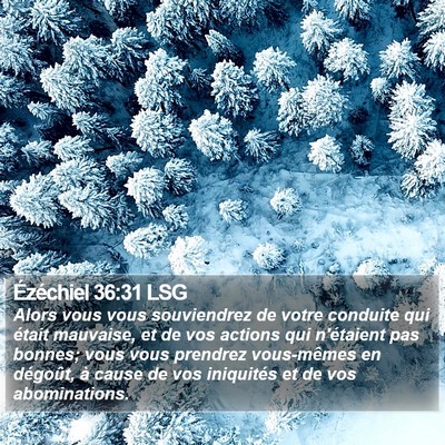 Ézéchiel 36:31 LSG Bible Verse Image