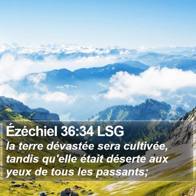 Ézéchiel 36:34 LSG Bible Verse Image