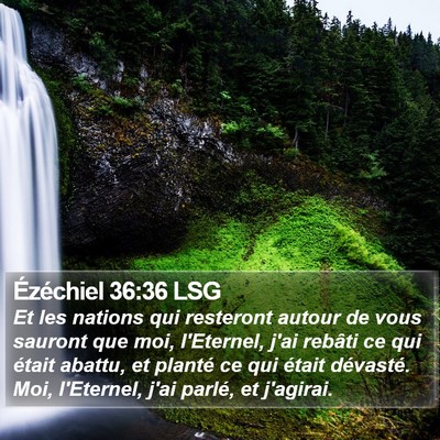 Ézéchiel 36:36 LSG Bible Verse Image