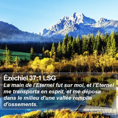 Ézéchiel 37:1 LSG Bible Verse Image