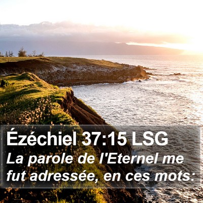 Ézéchiel 37:15 LSG Bible Verse Image