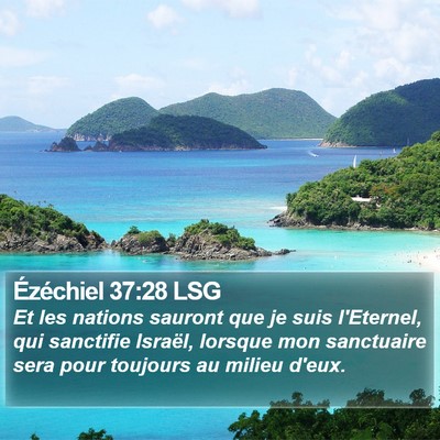 Ézéchiel 37:28 LSG Bible Verse Image