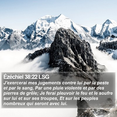 Ézéchiel 38:22 LSG Bible Verse Image