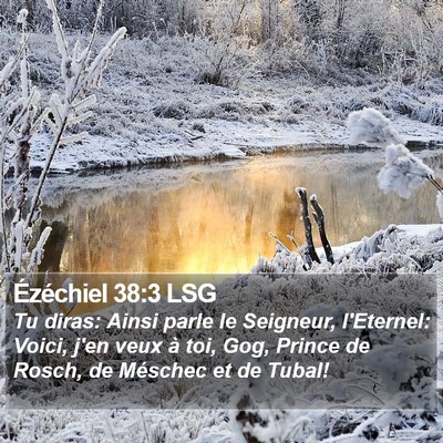 Ézéchiel 38:3 LSG Bible Verse Image