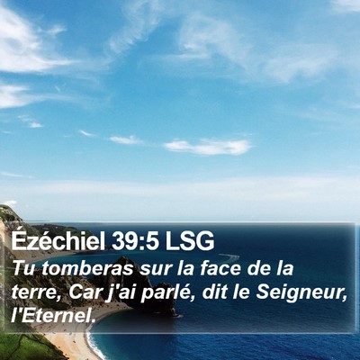 Ézéchiel 39:5 LSG Bible Verse Image