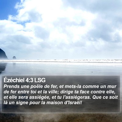 Ézéchiel 4:3 LSG Bible Verse Image