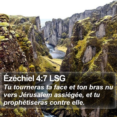Ézéchiel 4:7 LSG Bible Verse Image
