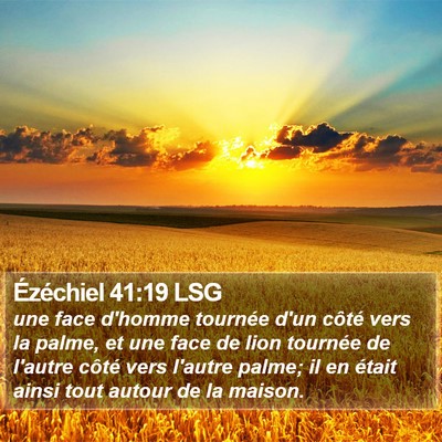 Ézéchiel 41:19 LSG Bible Verse Image