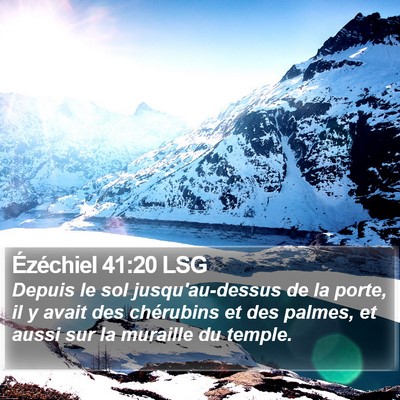 Ézéchiel 41:20 LSG Bible Verse Image