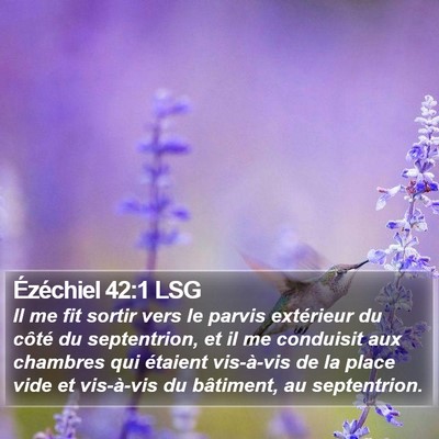 Ézéchiel 42:1 LSG Bible Verse Image