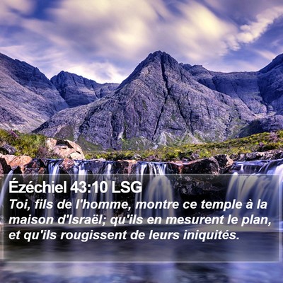 Ézéchiel 43:10 LSG Bible Verse Image