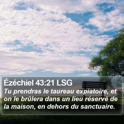 Ézéchiel 43:21 LSG Bible Verse Image