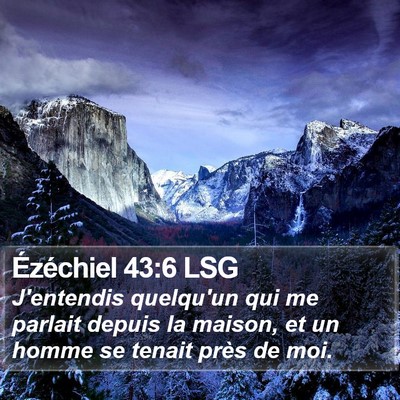 Ézéchiel 43:6 LSG Bible Verse Image