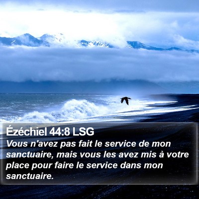 Ézéchiel 44:8 LSG Bible Verse Image