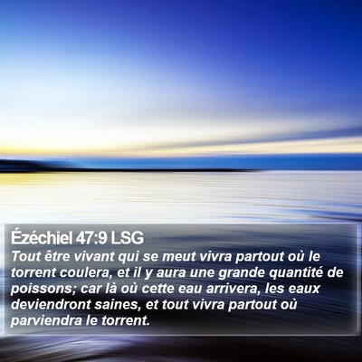 Ézéchiel 47:9 LSG Bible Verse Image