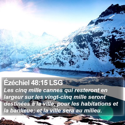 Ézéchiel 48:15 LSG Bible Verse Image