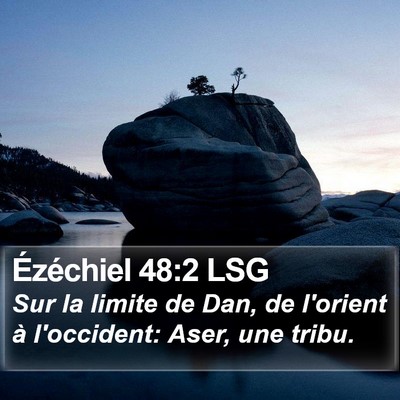 Ézéchiel 48:2 LSG Bible Verse Image